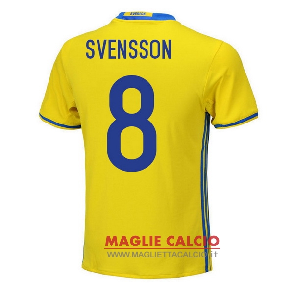 nuova maglietta svezia 2018 svensson 8 prima